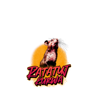Ratatuj kurwa model roșu pe tricou