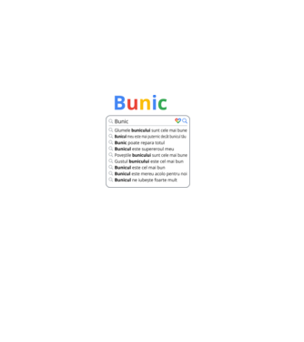 căutare Google Bunic model negru pe tricou