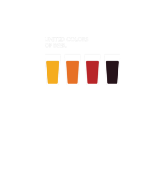 United Colors model gri închis pe tricou