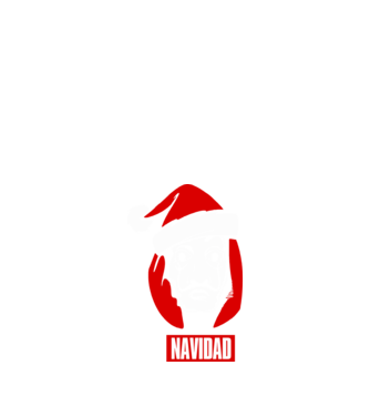 feliz navidad merry christmas money heist model negru pe tricou