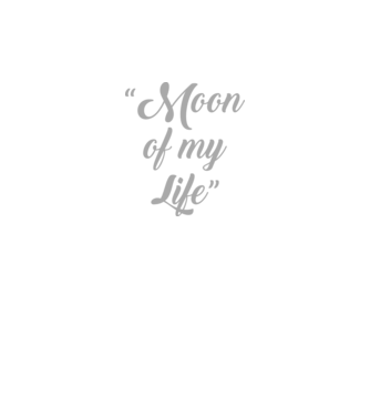 Moon of my life model negru pe tricou