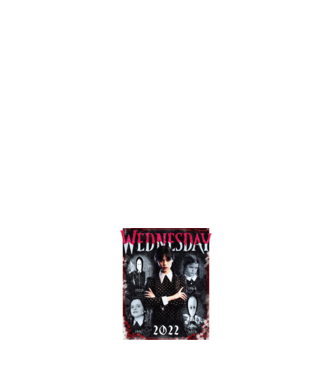 WEDNESDAY multi all time model negru pe tricou