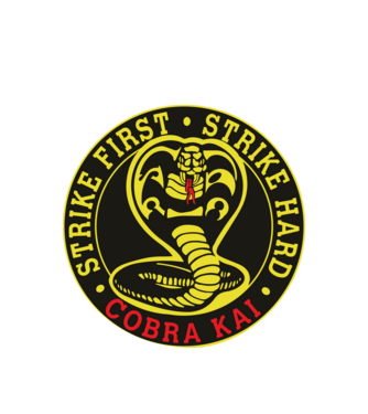 Strike first strike hard logo model alb pe tricou