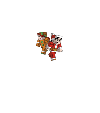 Minecraft christmas ugly sweater model negru pe tricou