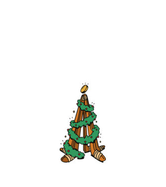 Hockey tree model alb pe tricou