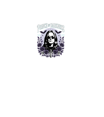Prince of Darkness model negru pe tricou