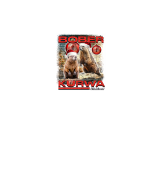 Bober kurwa christmas universe model negru pe tricou