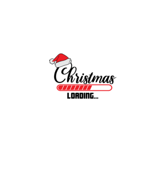 Christmas is loading model gri pe tricou