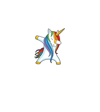 DAB Unicorn 2 model roz pe tricou