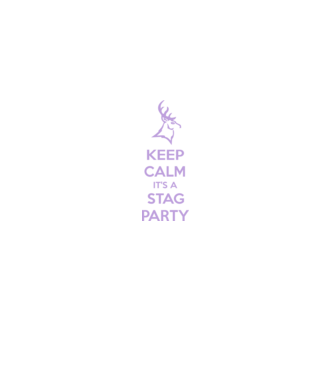 Keep calm stag party on model negru pe tricou