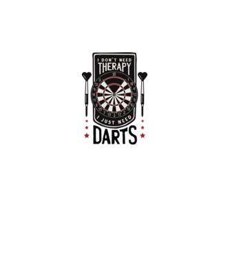 Darts Therapy model gri pe tricou