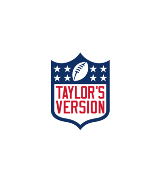 Taylor Swift football logo model alb pe tricou