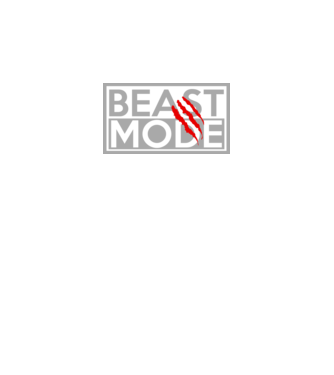 Beast mode model verde neon pe tricou