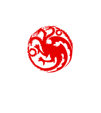 Targaryen model gri pe tricou