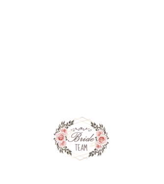 Vintage Bride team model negru pe tricou