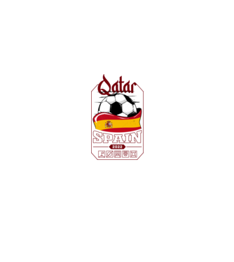 Qatar teams Spain model negru pe tricou
