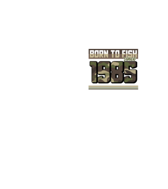 Born to fish since 1985 model galben neon pe tricou