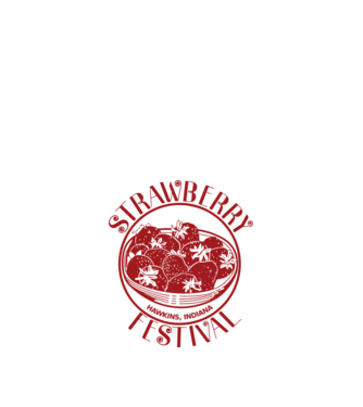 strawberry festival stranger things model portocaliu pe tricou