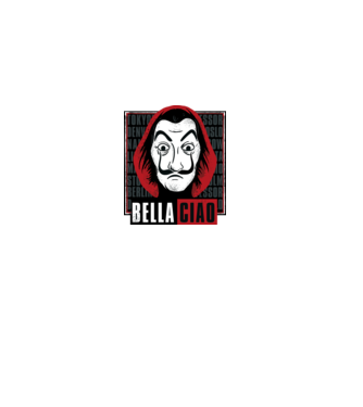 bella ciao dali model negru pe tricou