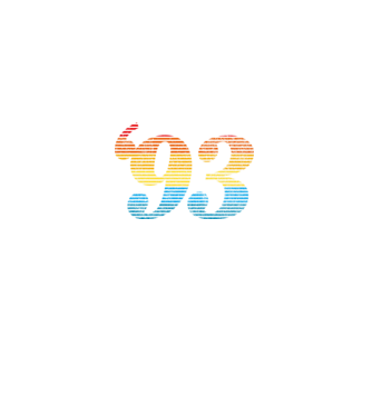 Retro Birthday 1993 model alb pe tricou