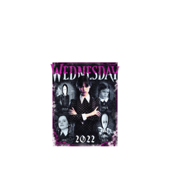 WEDNESDAY ADDAMS multi all time model negru pe tricou