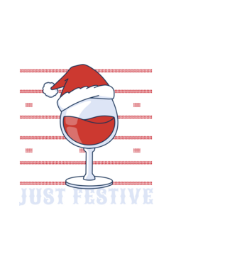 Not drunk just festive ugly sweater model negru pe tricou
