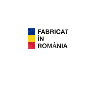 Fabricat în România model turcoaz pe tricou
