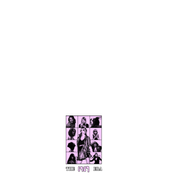 Taylor Swift ERAS lilac model alb pe tricou