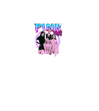 BLACKPINK pink venom model turcoaz pe tricou