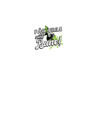 Pârțurile sunt bune model negru pe tricou