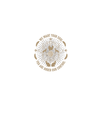 We want your soul model negru pe tricou
