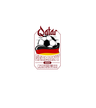 Qatar teams Germany model negru pe tricou