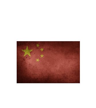 CHINA model negru pe tricou