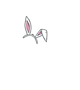 Primul nostru Paște împreună model negru pe tricou