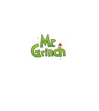 Grinch Family Mr Grinch model negru pe tricou