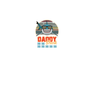 Daddy shark v2 model negru pe tricou
