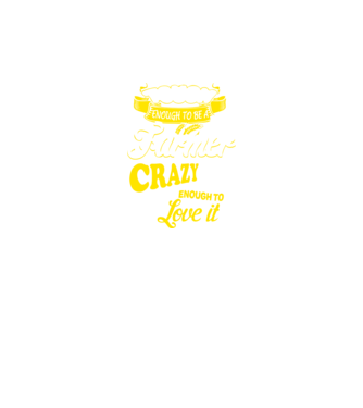 Tough enough to be a farmer Traktoros model negru pe tricou