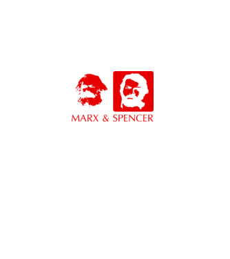 MARX and Spencer model negru pe tricou