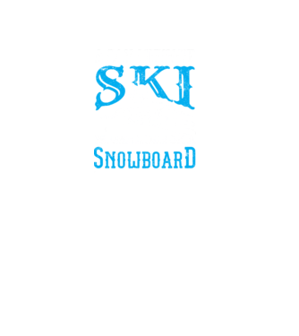 Day without SKI model negru pe tricou