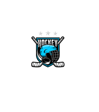 Hockey model negru pe tricou
