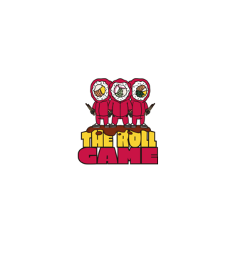 the roll game squid game model alb pe tricou