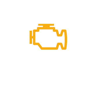 check engine model negru pe tricou