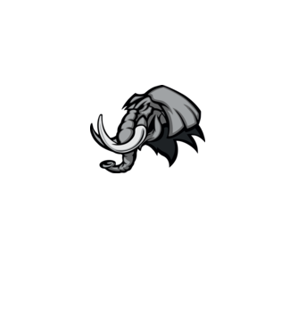Elephant model dusty pink pe tricou