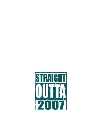 Straight Outta - 2007 model roz deschis pe tricou