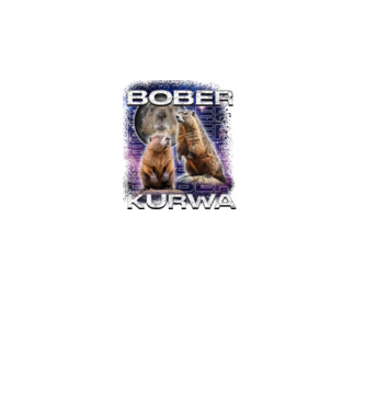 Bóber Kurwa universe model turcoaz pe tricou