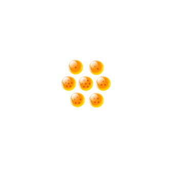 dragonballs model negru pe tricou