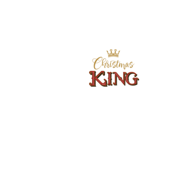 Christmas King model galben neon pe tricou