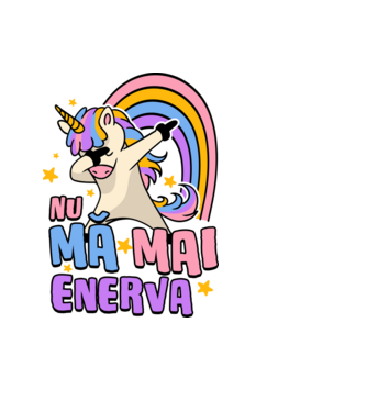 Nu mă mai enerva model negru pe tricou
