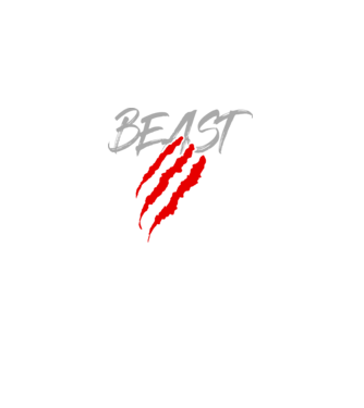 Beast model negru pe tricou