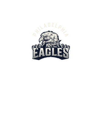 Philadelphia Eagles model verde neon pe tricou
